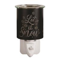 Aroma Black & Gold Let It Snow Plug In Wax Melt Warmer Extra Image 1 Preview